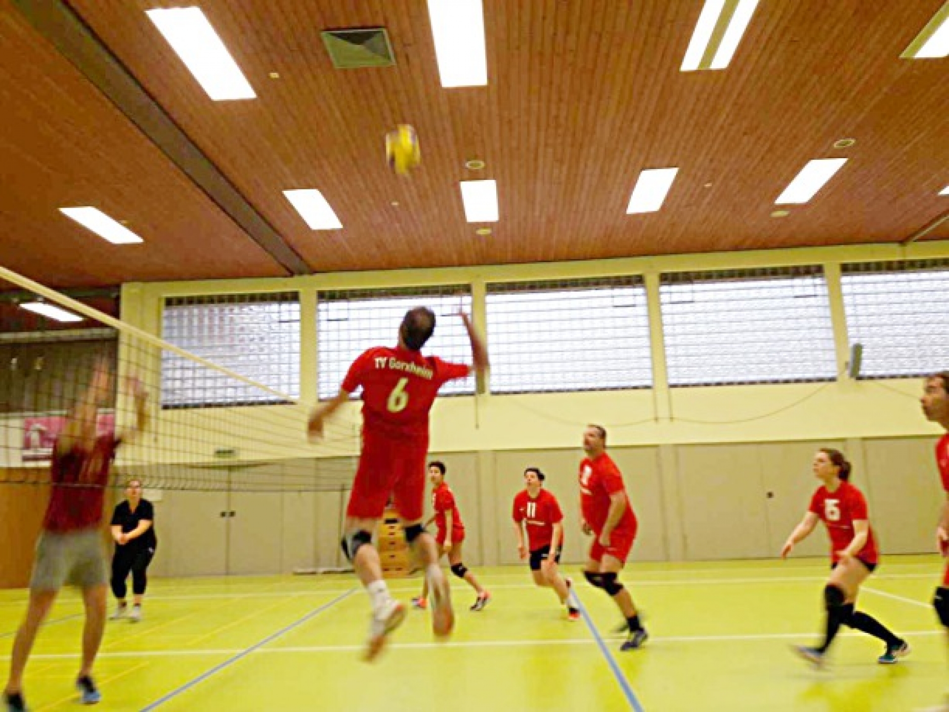 Die Volleyball Mixed des TV Gorxheim klettert auf Rang 2